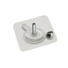 2 Pcs - Adhesive Screw Wall Hooks - H02921