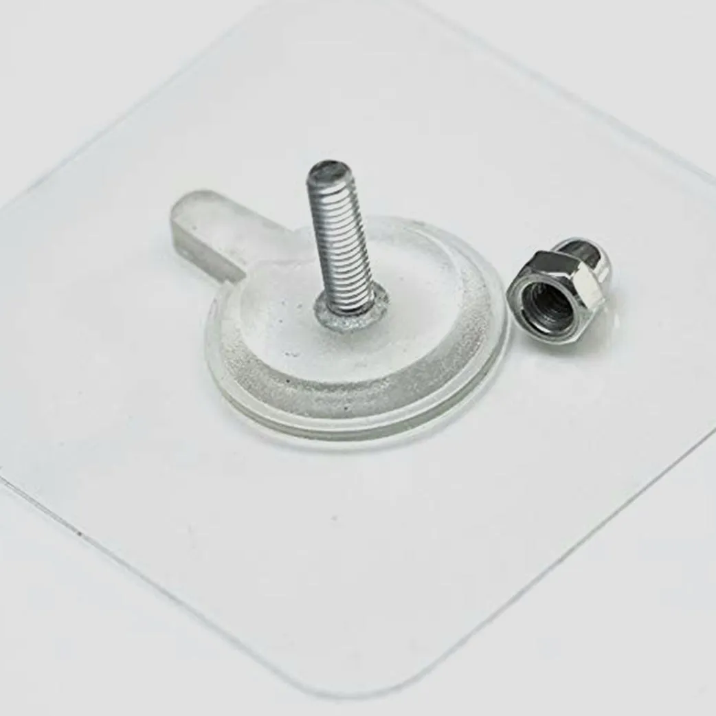 2 Pcs - Adhesive Screw Wall Hooks - H02921
