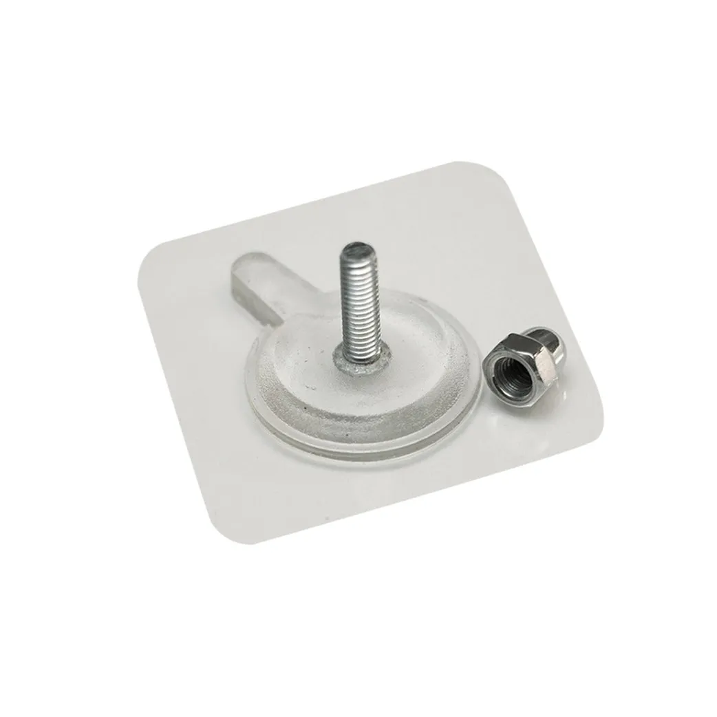 2 Pcs - Adhesive Screw Wall Hooks - H02921