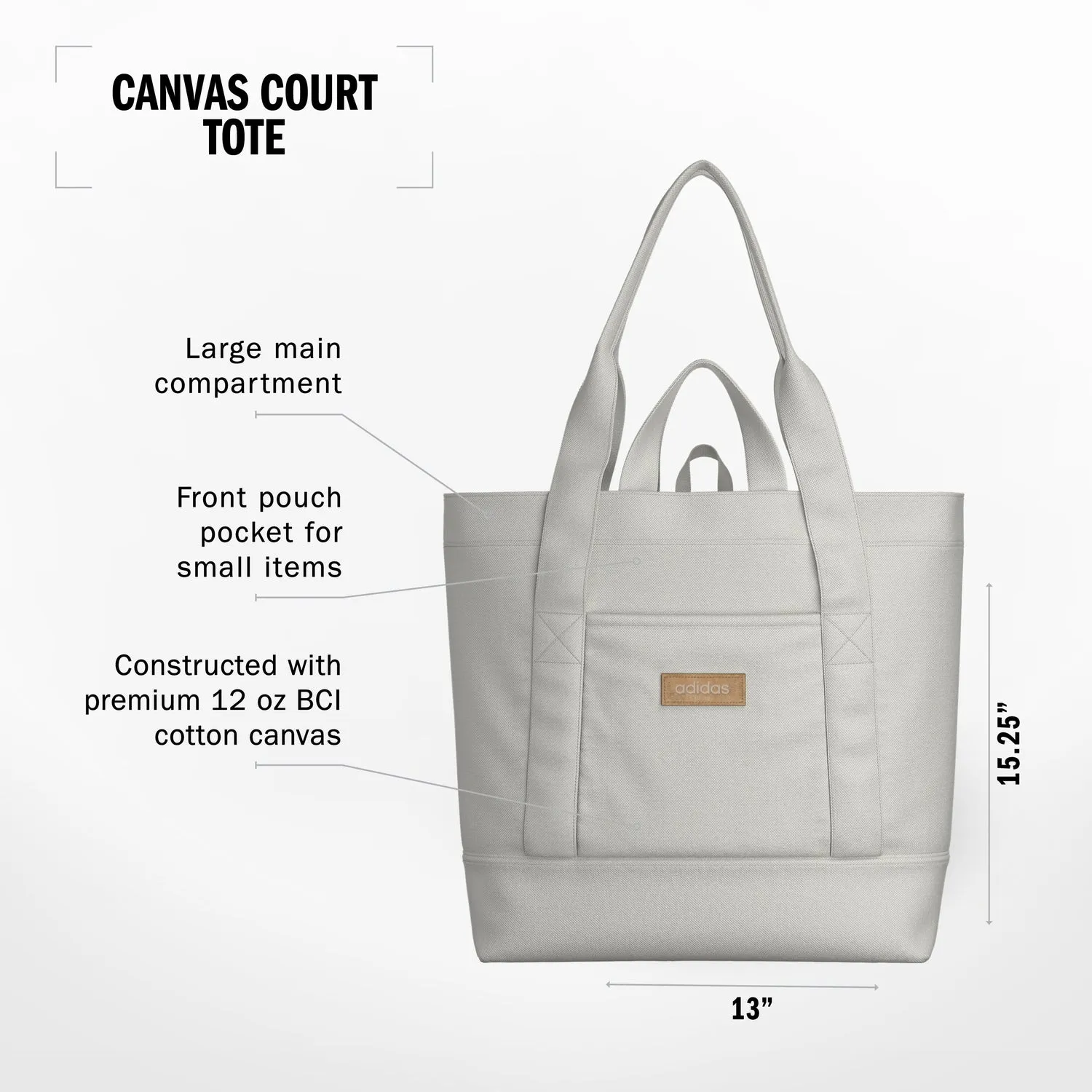 adidas Canvas Court Tote