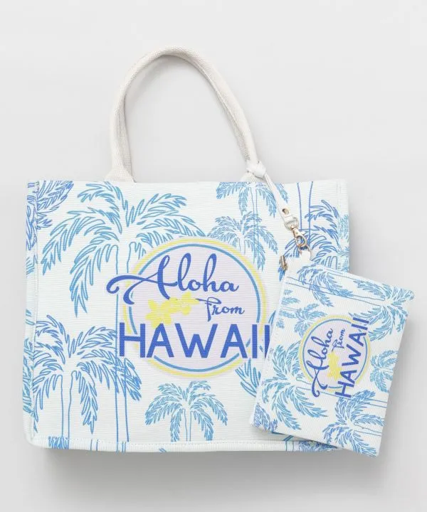 Aloha Tote Bag x Pouch Set