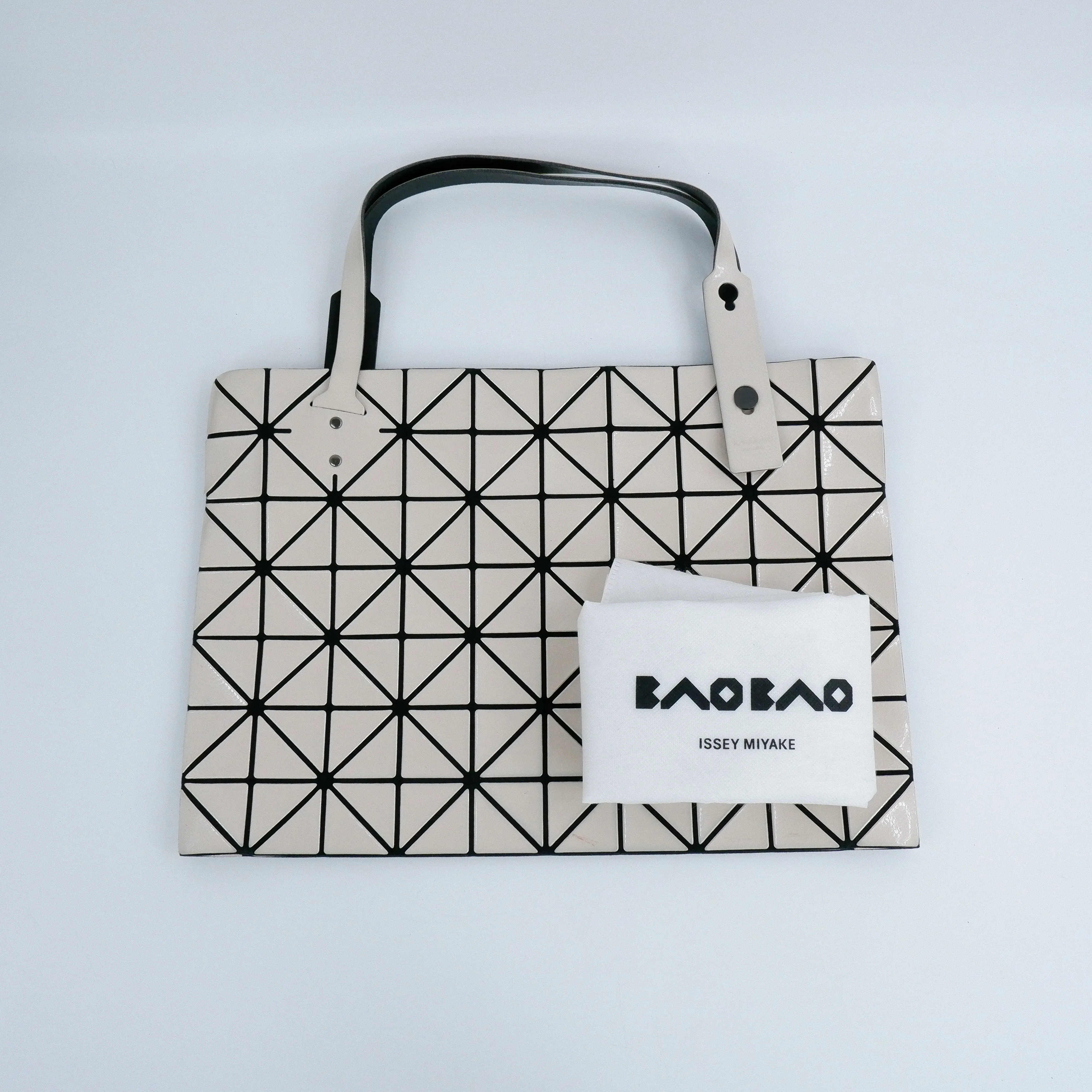 Bao Bao Tote 10x7 Zip Beige