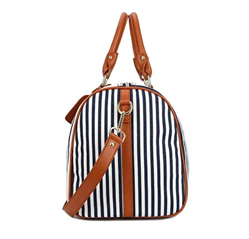 Baosha Hb-24 Ladies Women Canvas Weekender Bag Travel Duffel Tote Bag Weekend Overnight Travel