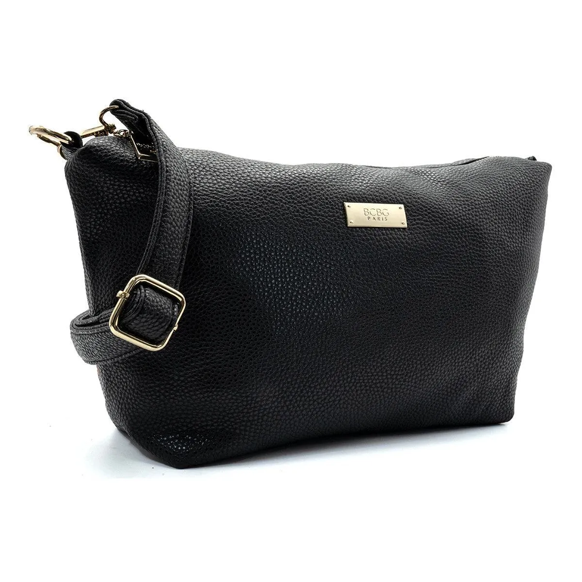 Bcbgeneration Paris Pebble Shoulder Bags Leather Black Colour For Women