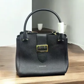 Burberry Buckle Tote Leather Bag (H22 x L30 x W14 cm) w/ dustbag