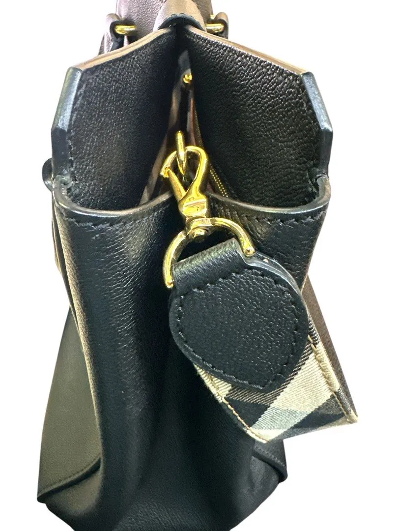 Burberry Buckle Tote Leather Bag (H22 x L30 x W14 cm) w/ dustbag