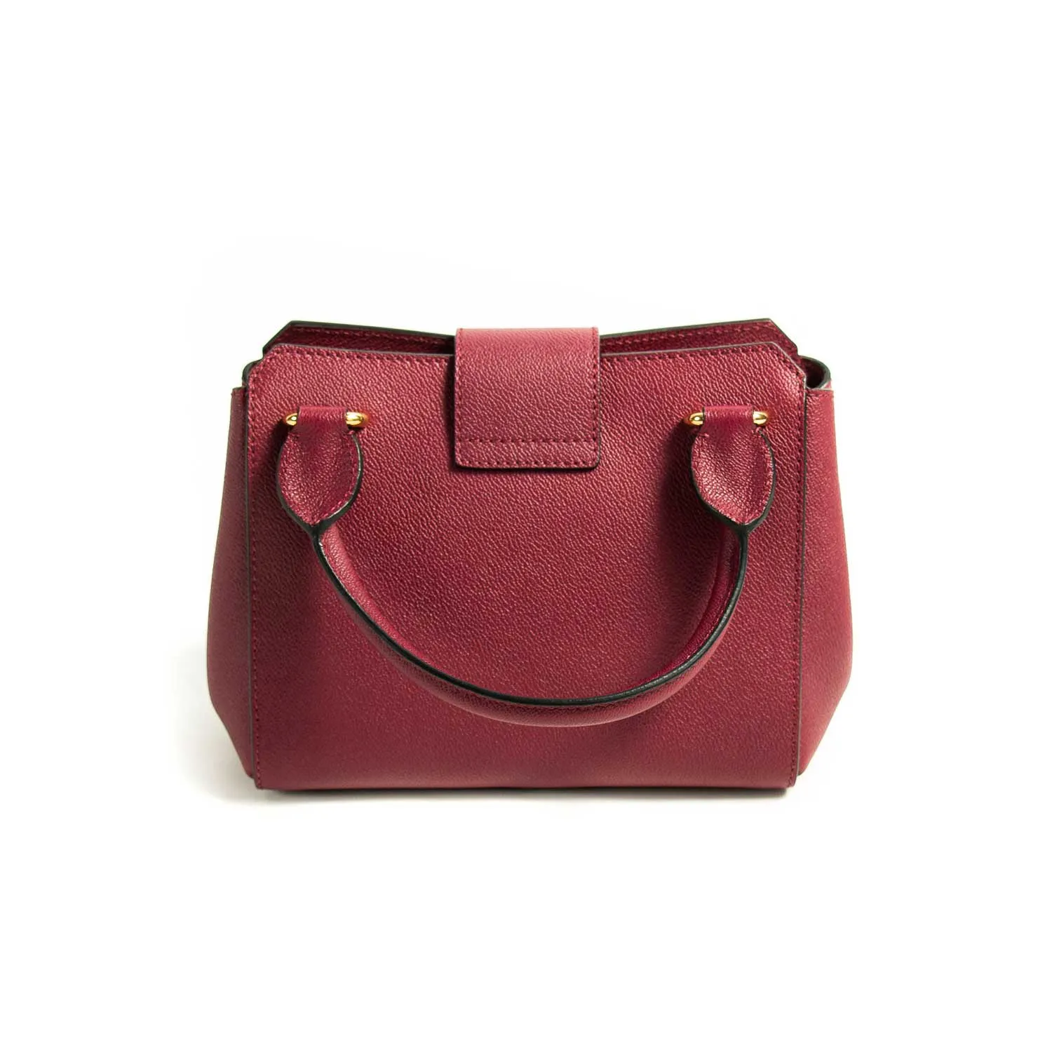 Burberry Small Leather Buckle Satchel