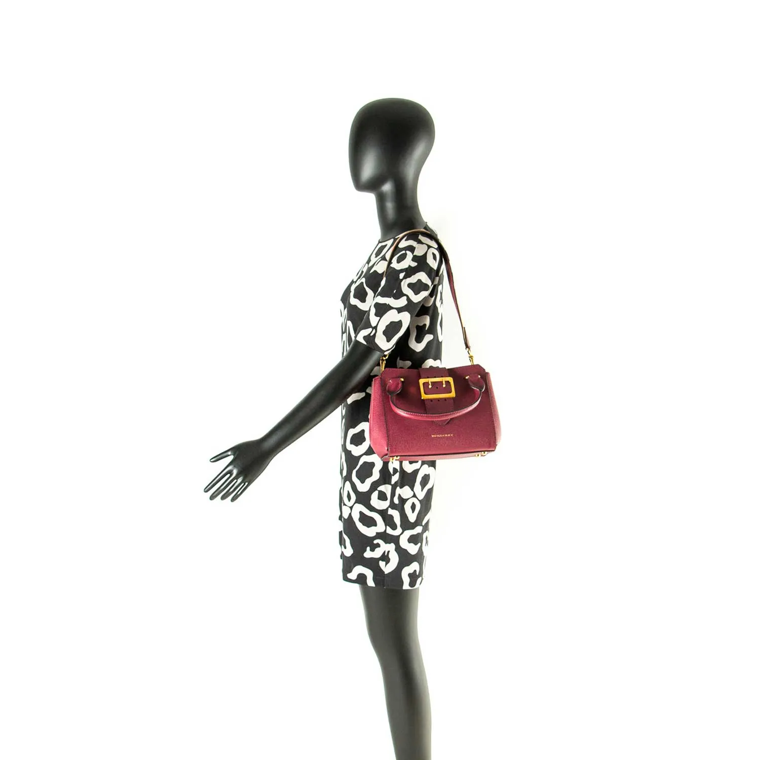 Burberry Small Leather Buckle Satchel