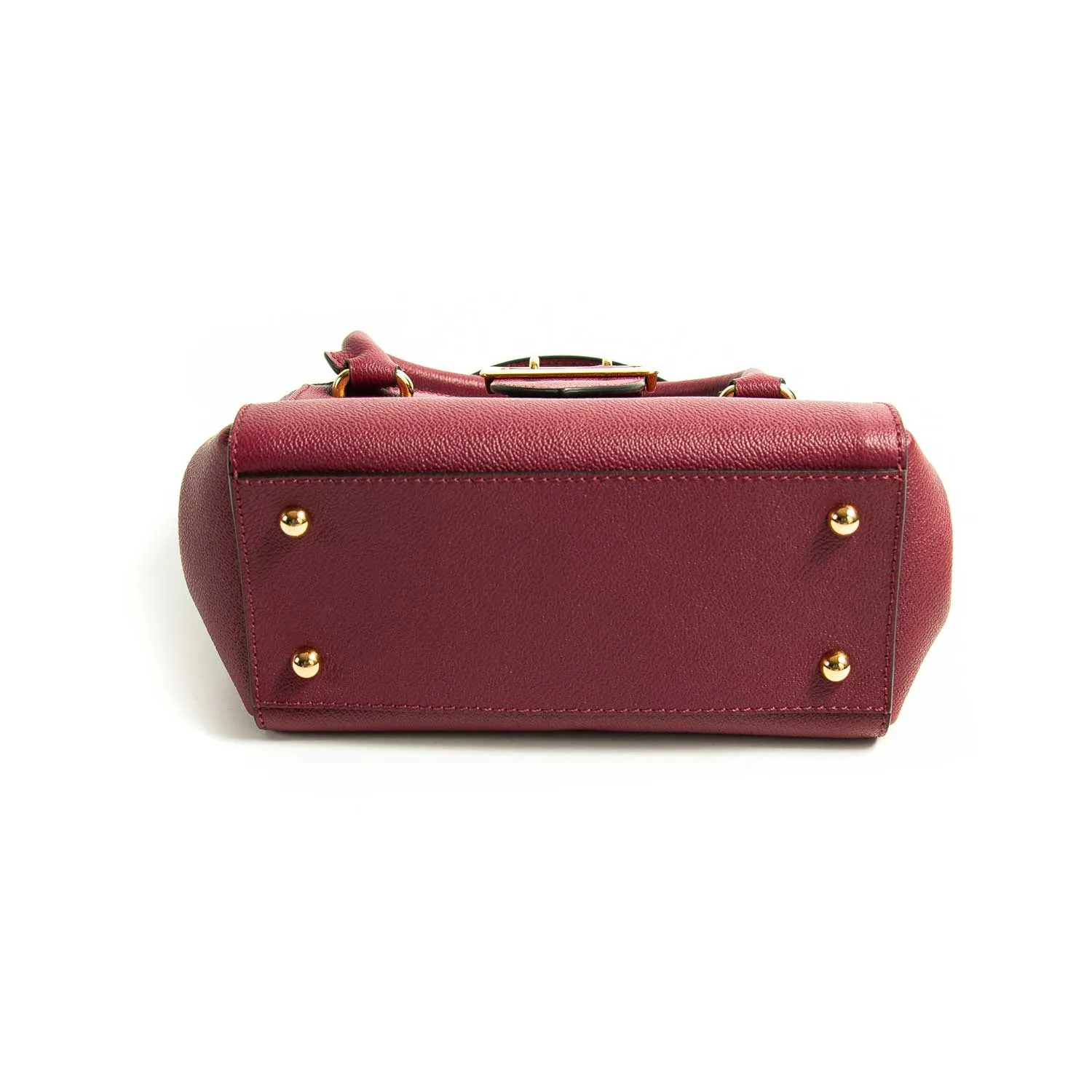 Burberry Small Leather Buckle Satchel