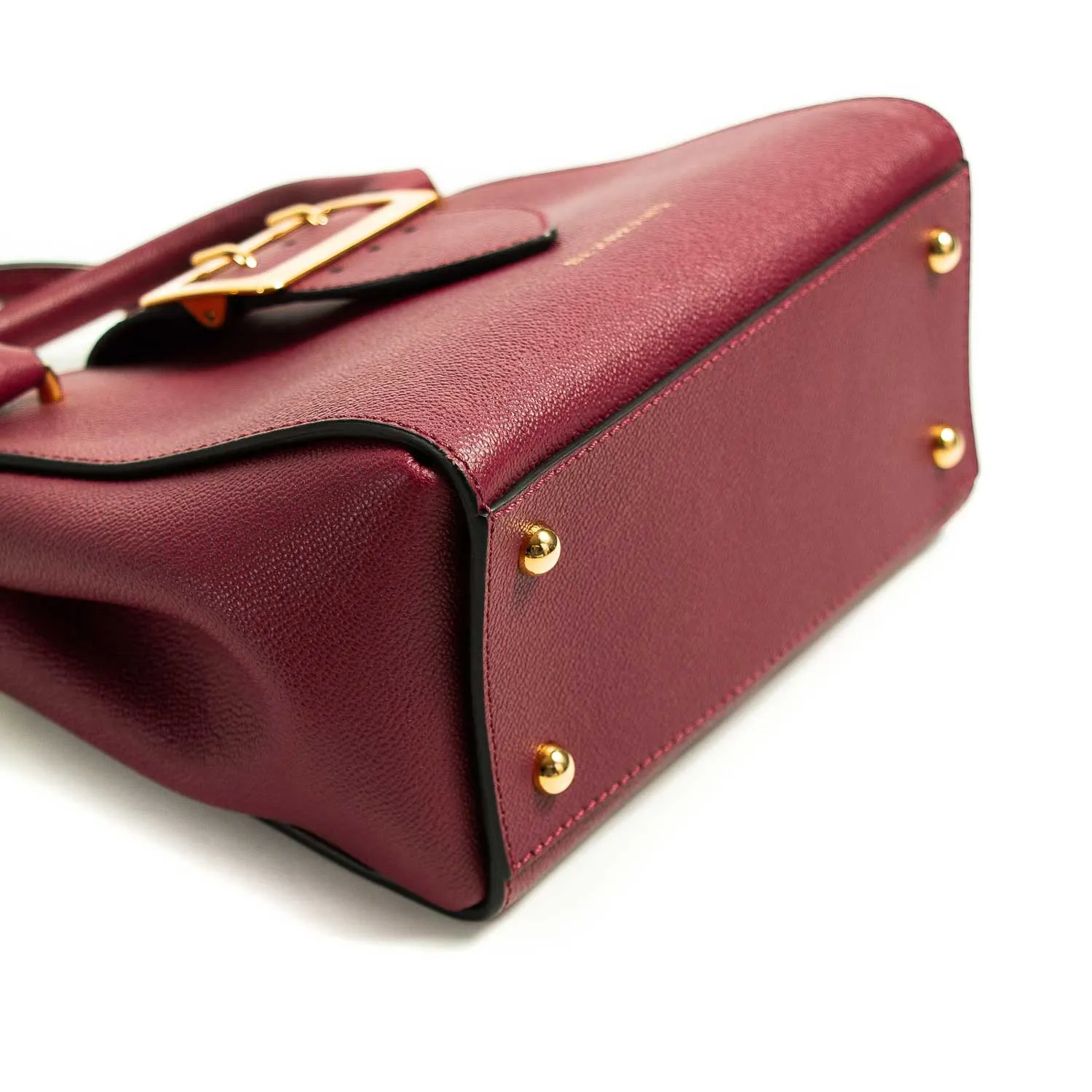 Burberry Small Leather Buckle Satchel