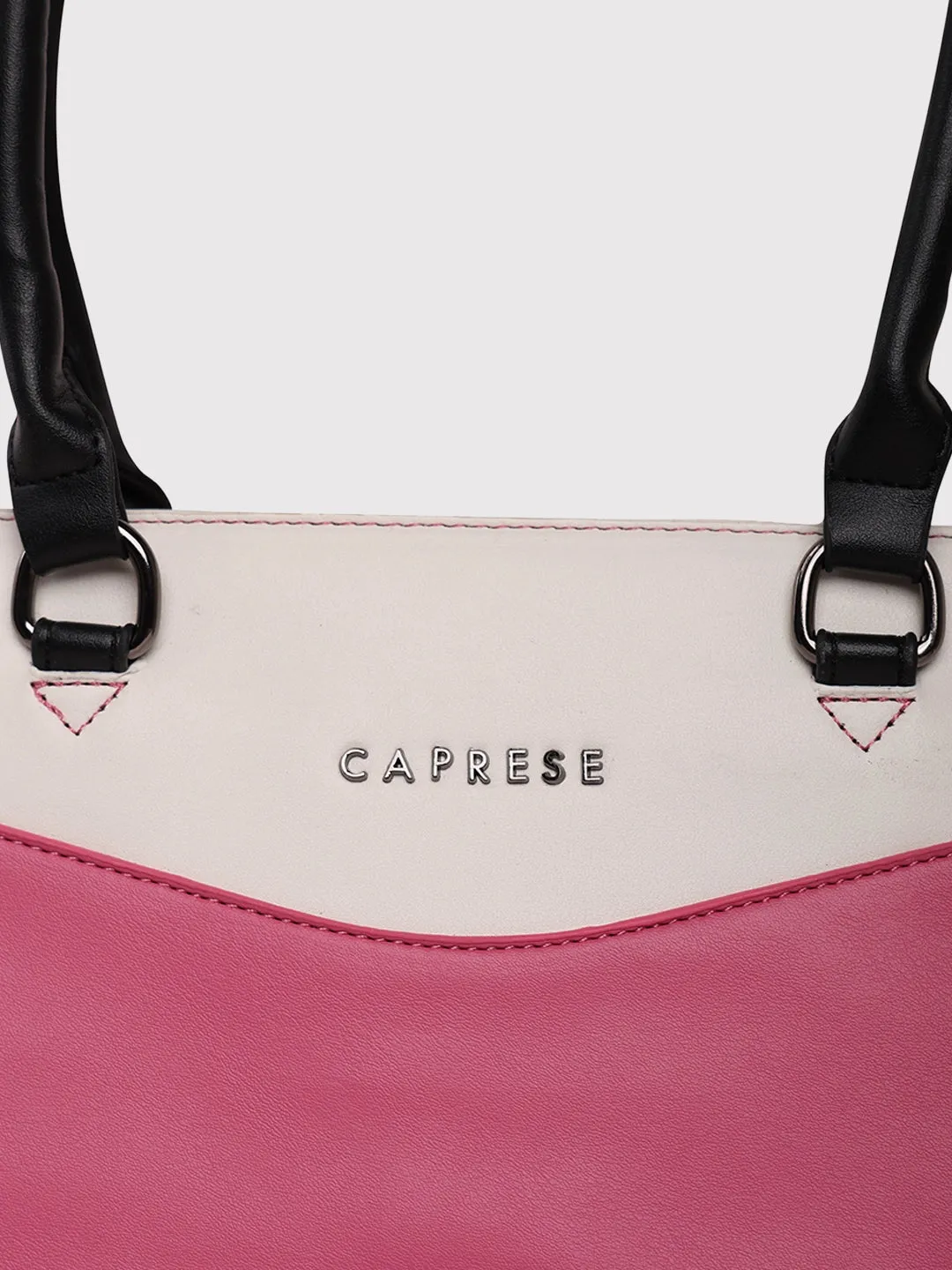Caprese Rome Laptop Satchel Large Flamingo