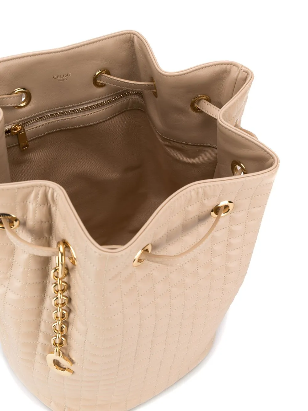 CELINE Mini C Quilted Backpack