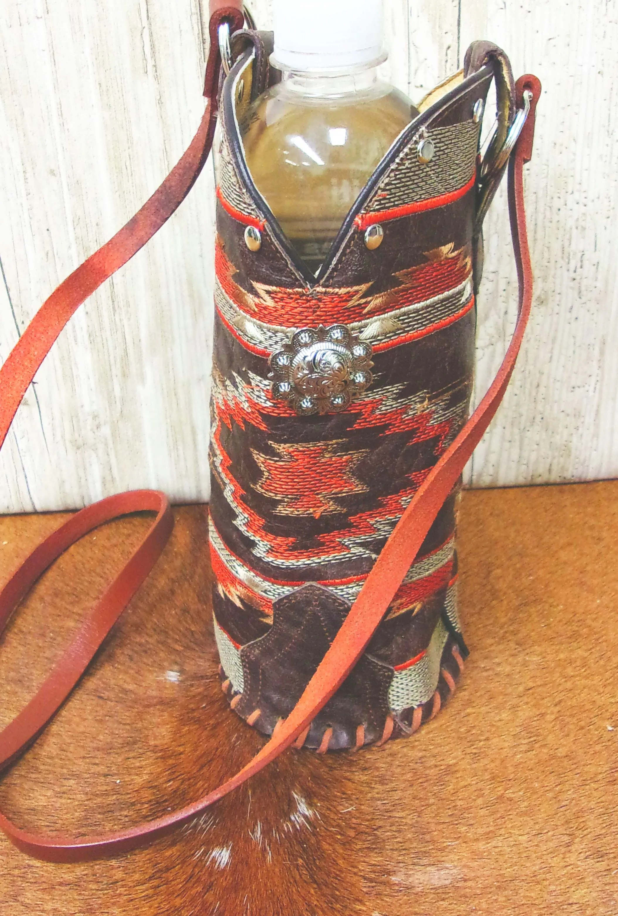 Cowboy Boot Wine Water Tote WA30