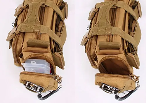 Crossbody Shoulder Hand Duffel Bag For Fishing, Campping, Leisure, Hiking, Traveling