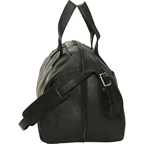 David King Leather Frame Duffel In Tan