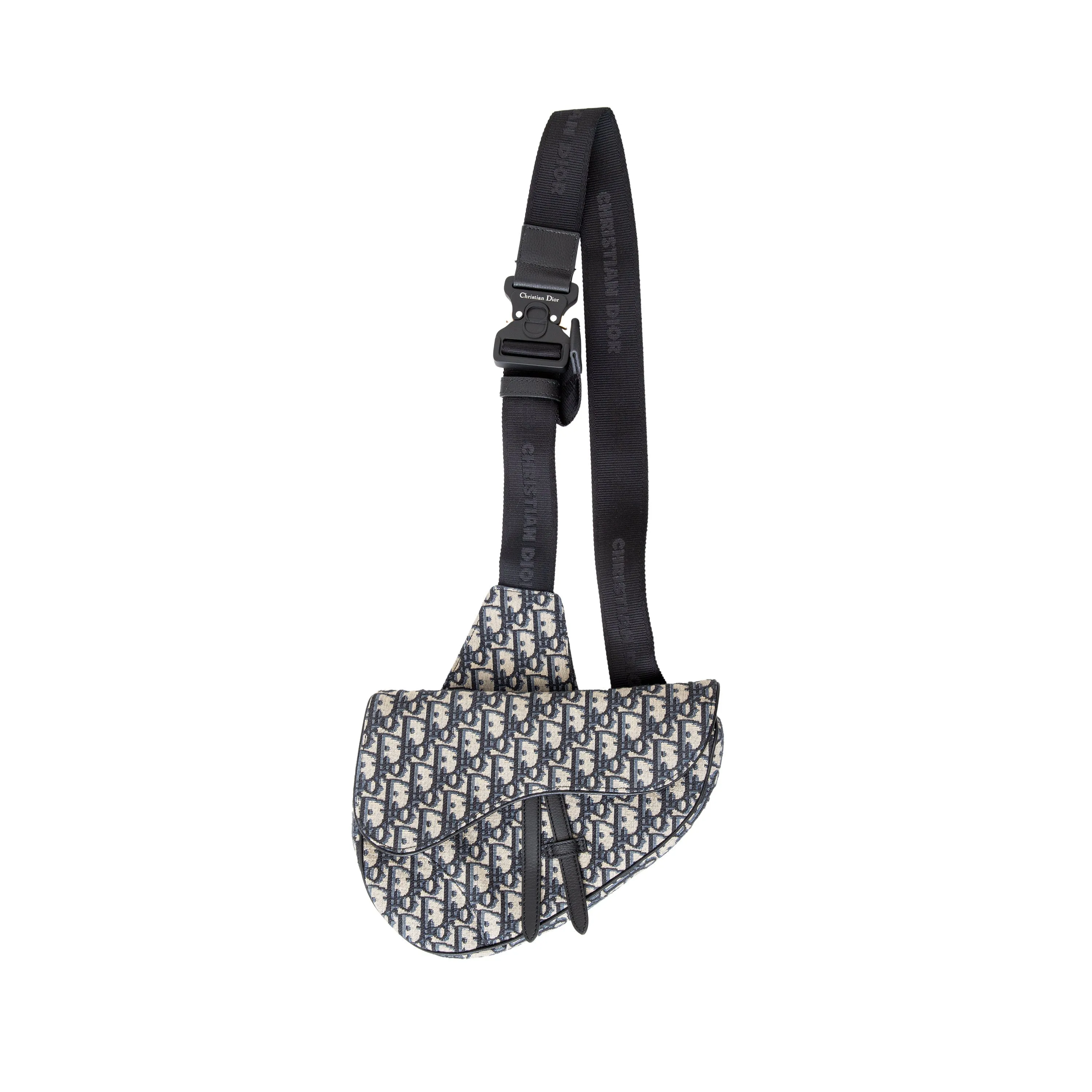 DIOR Dior Oblique Jacquard Saddle Bag