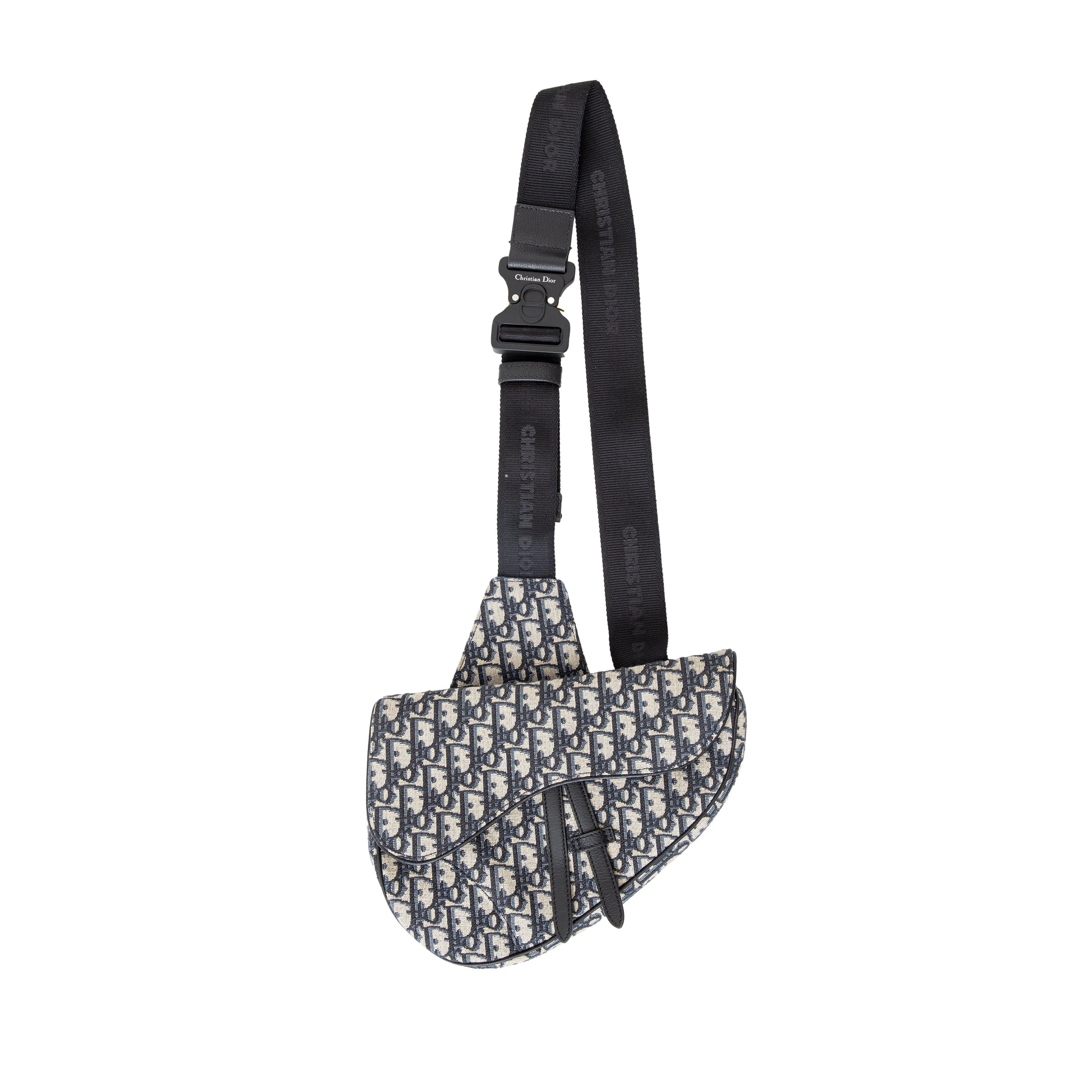 DIOR Dior Oblique Jacquard Saddle Bag
