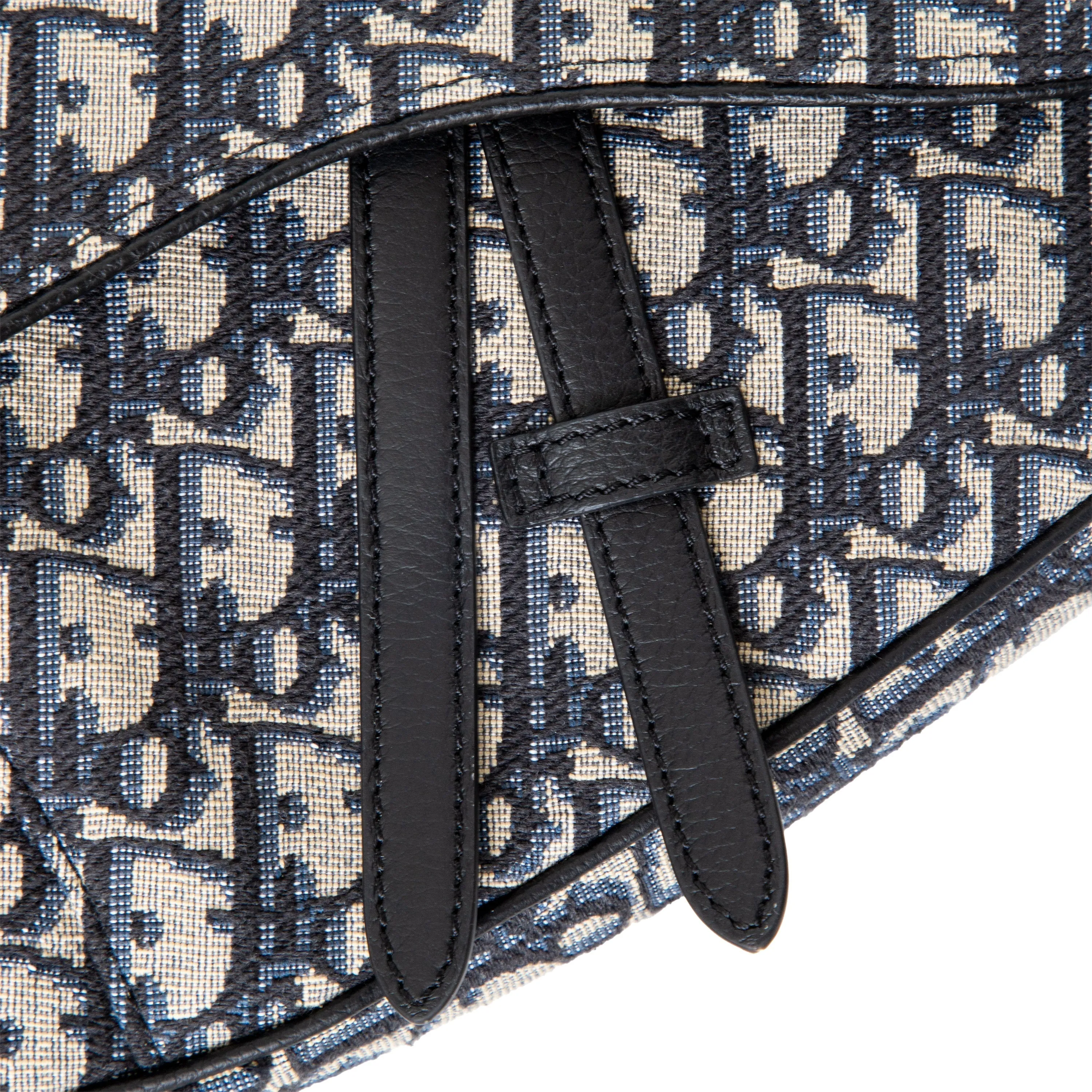 DIOR Dior Oblique Jacquard Saddle Bag