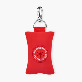 Dog Friendly Co. Dog Poop Bag Holder Red