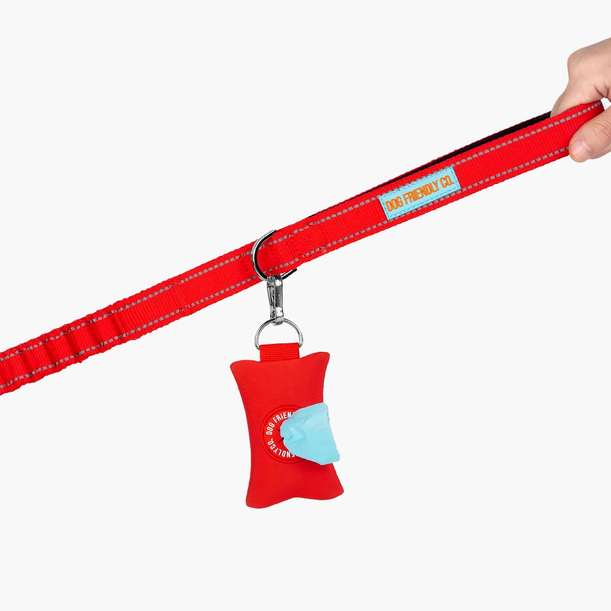 Dog Friendly Co. Dog Poop Bag Holder Red