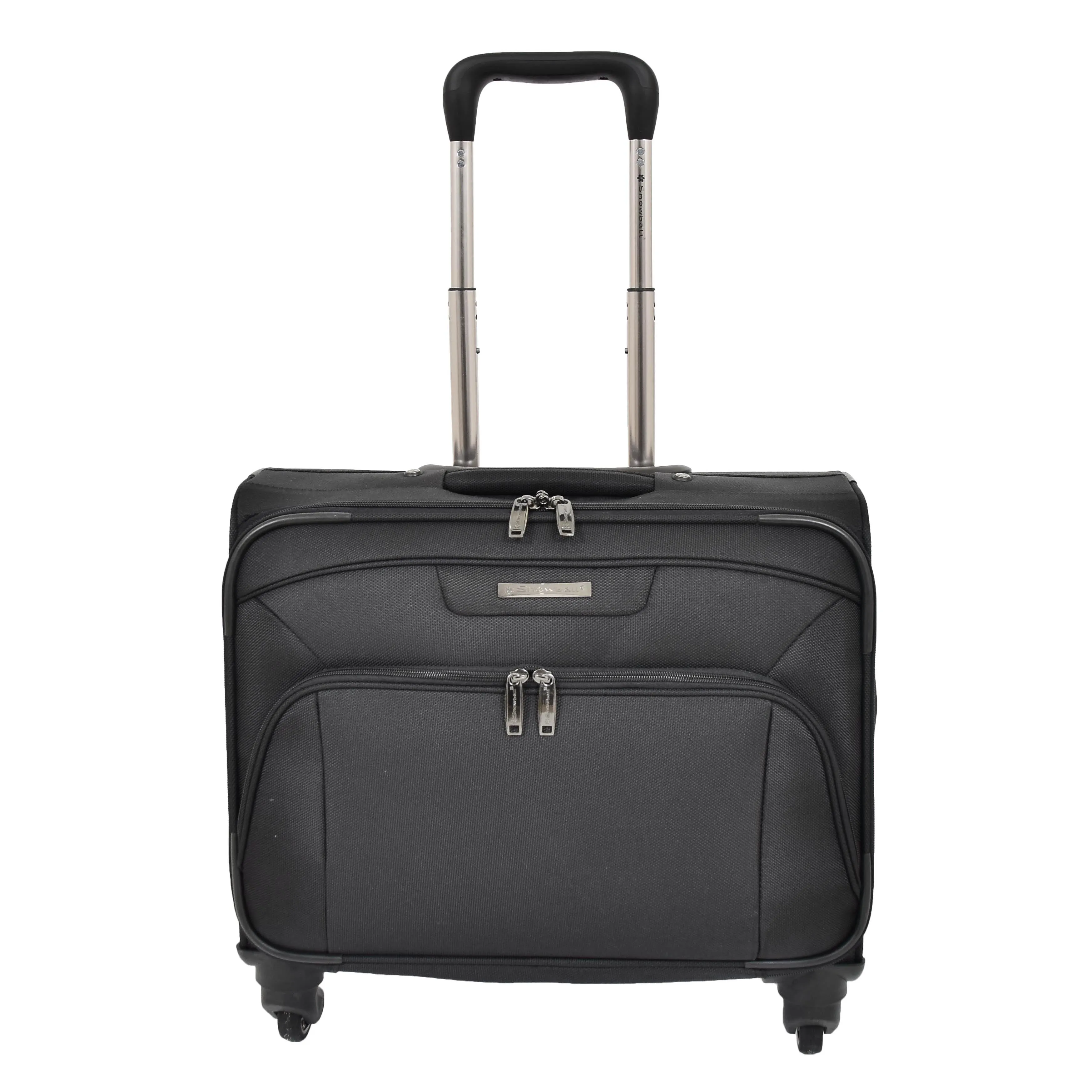 DR518 Executive Flight Briefcase With Four Wheels Black