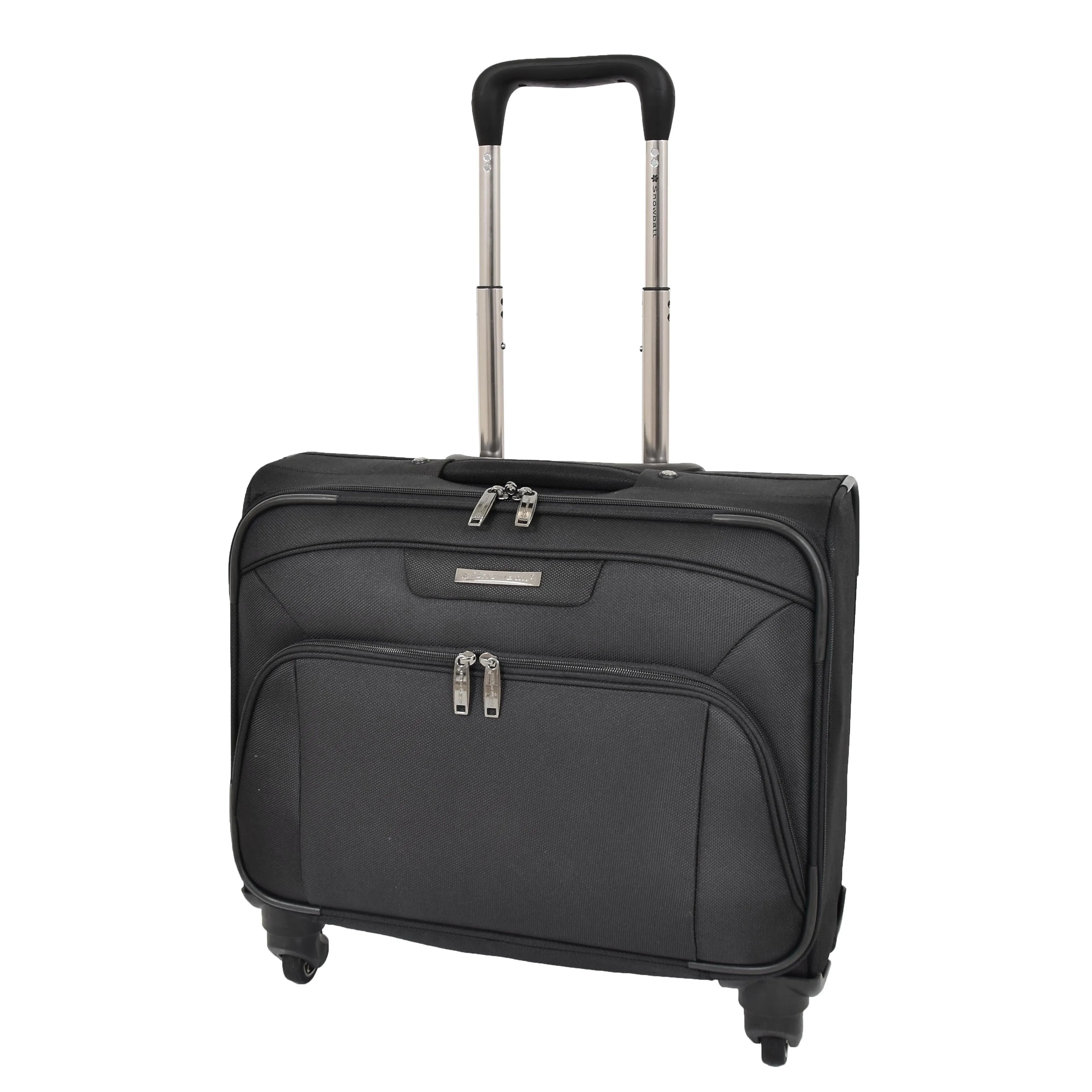 DR518 Executive Flight Briefcase With Four Wheels Black