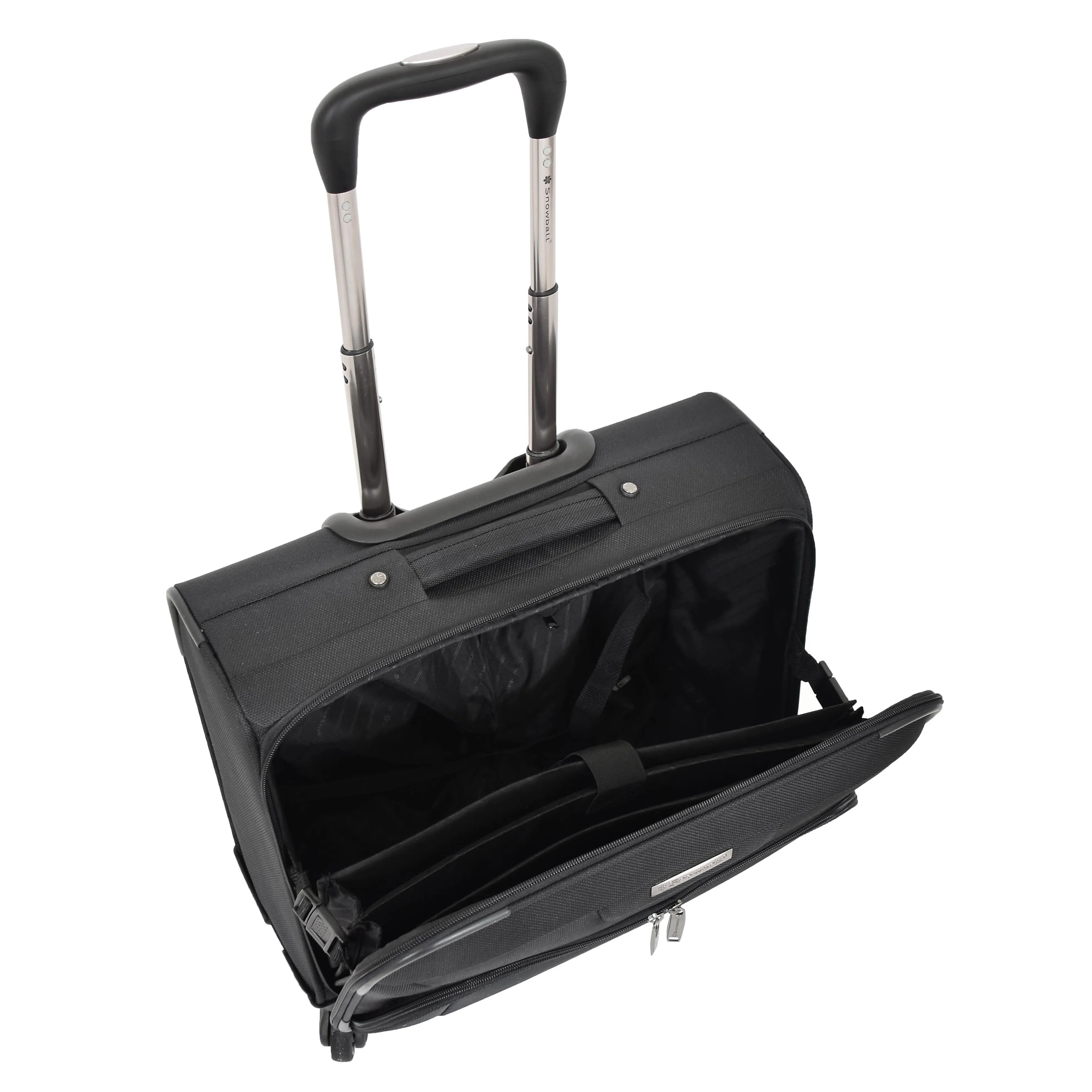 DR518 Executive Flight Briefcase With Four Wheels Black