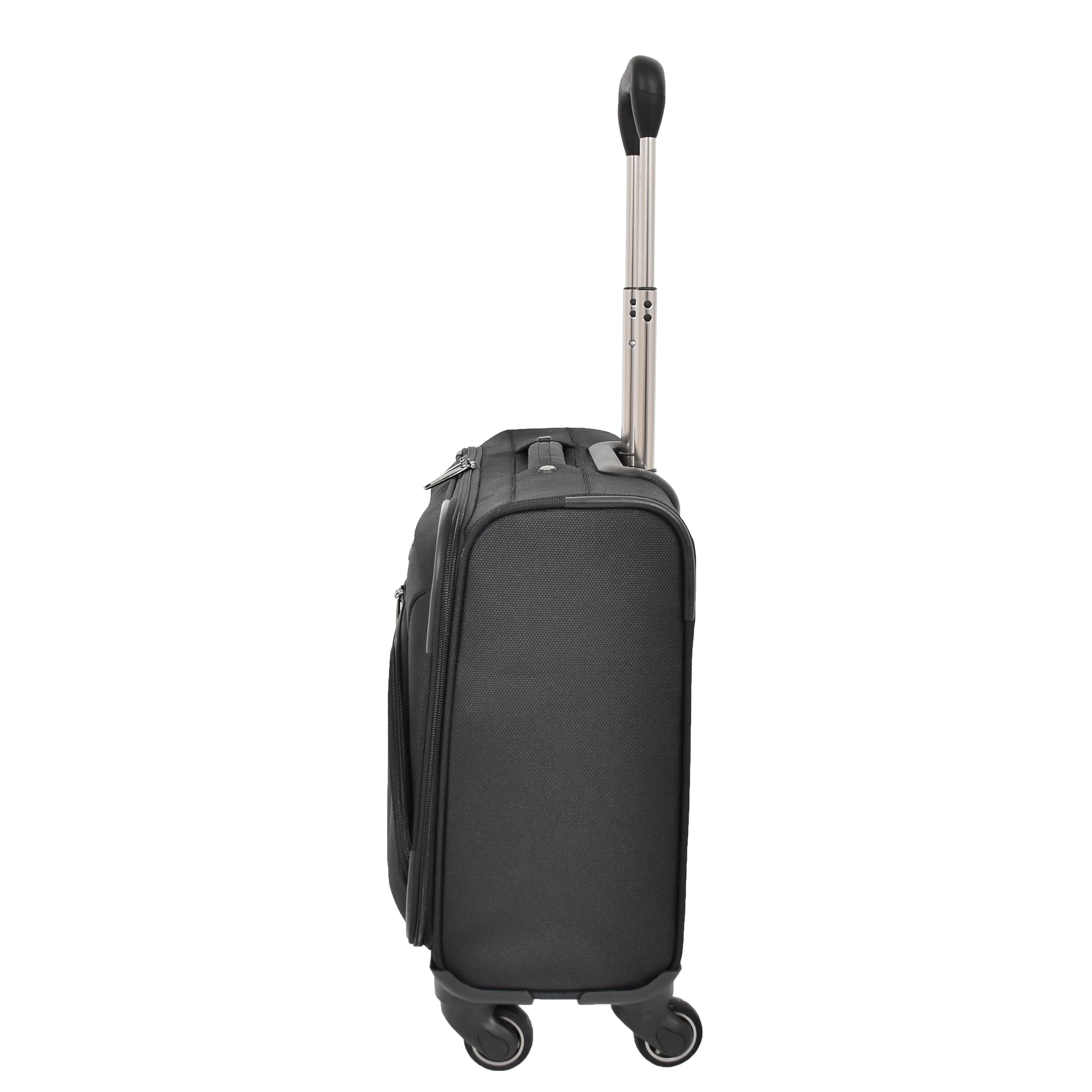 DR518 Executive Flight Briefcase With Four Wheels Black