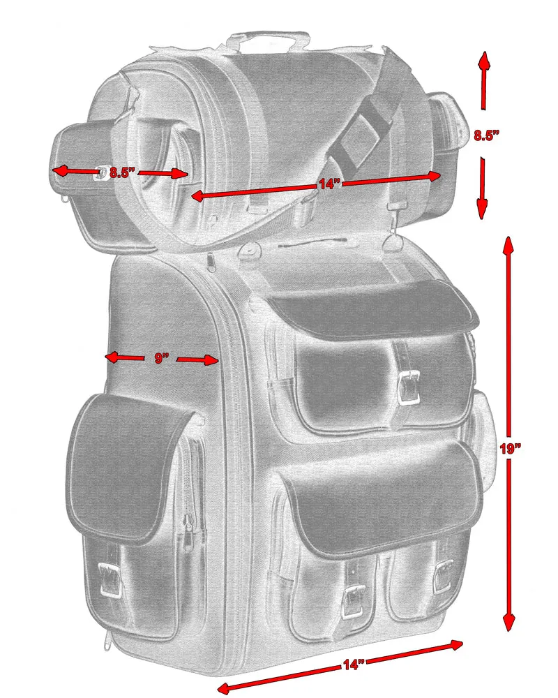 DS385 Updated Touring 2 Piece Luggage and Backpack