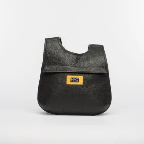 Earth Bag Slim, Black Pinatex (Upcycled Billboard Bags)