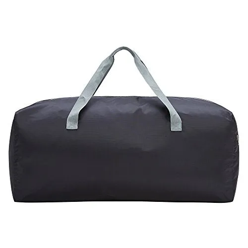 Foldable Duffel Bag 30" / 75L Lightweight with Water Rresistant for Travel (Black)