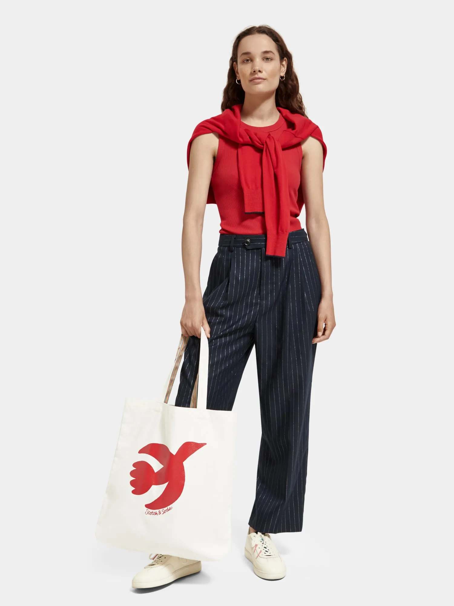 Free spirit peace bird canvas tote bag