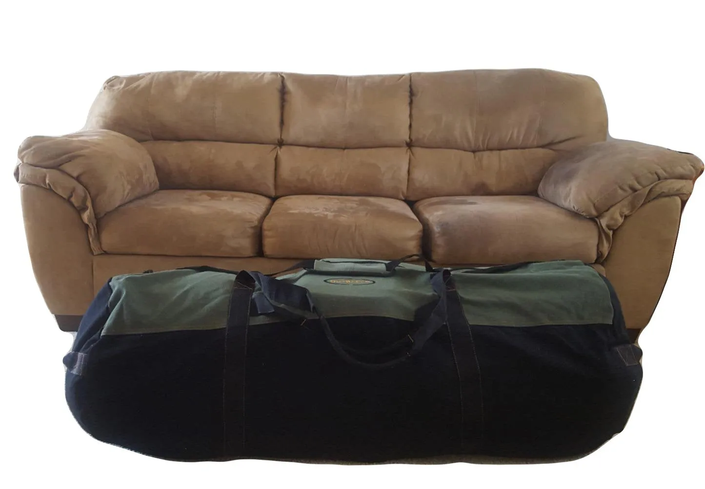 Gilbins Heavyweight Cotton Canvas Outback Camping Hiking Duffle Bag X-Large