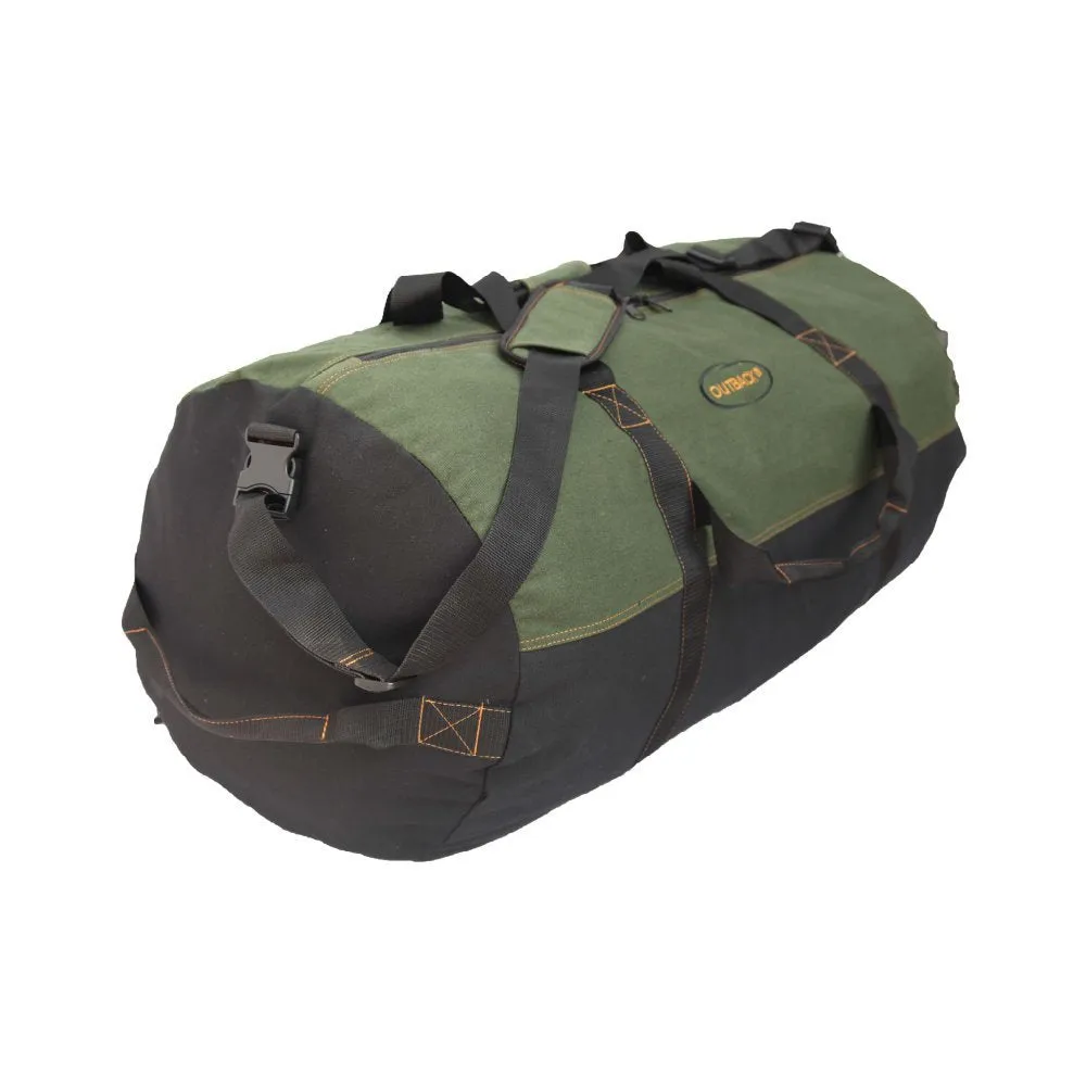 Gilbins Heavyweight Cotton Canvas Outback Camping Hiking Duffle Bag X-Large