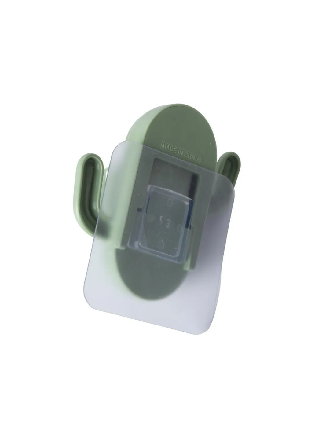 Green Plastic Cactus Wall Hook