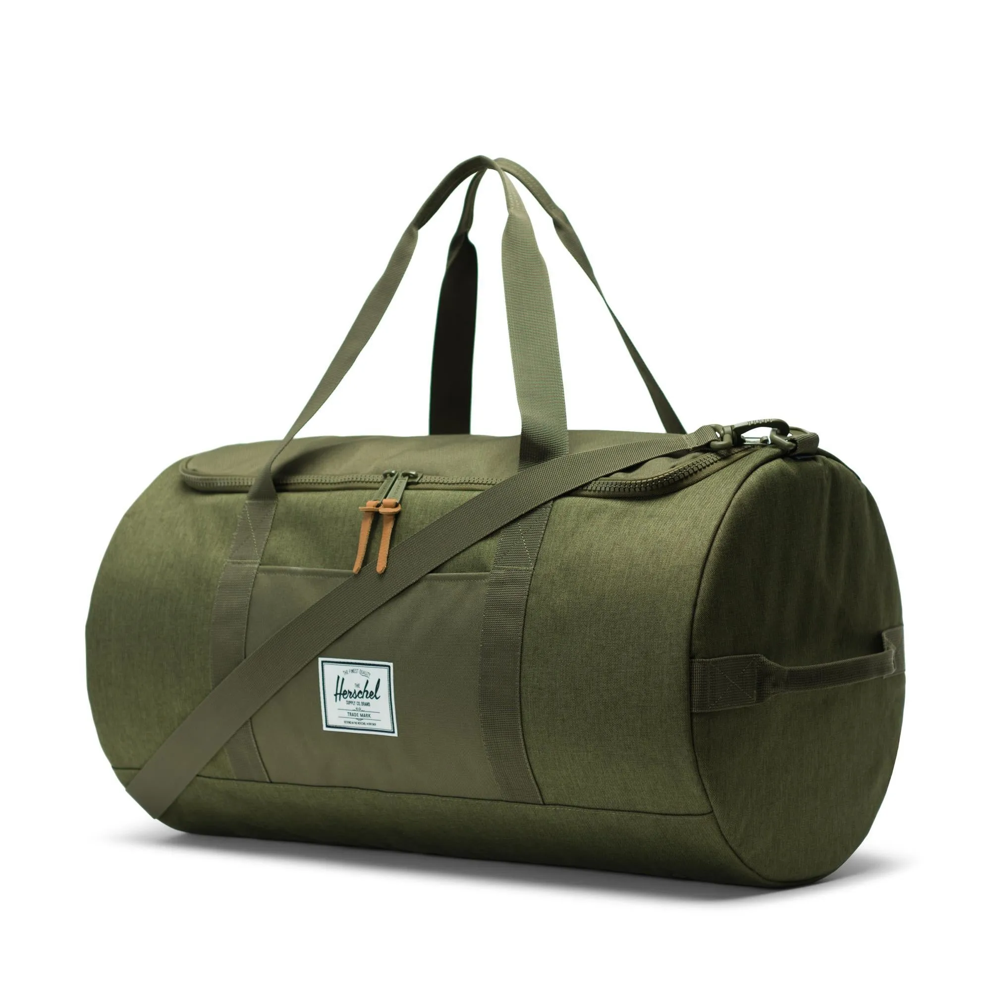 Herschel Sutton duffle - olive night crosshatch