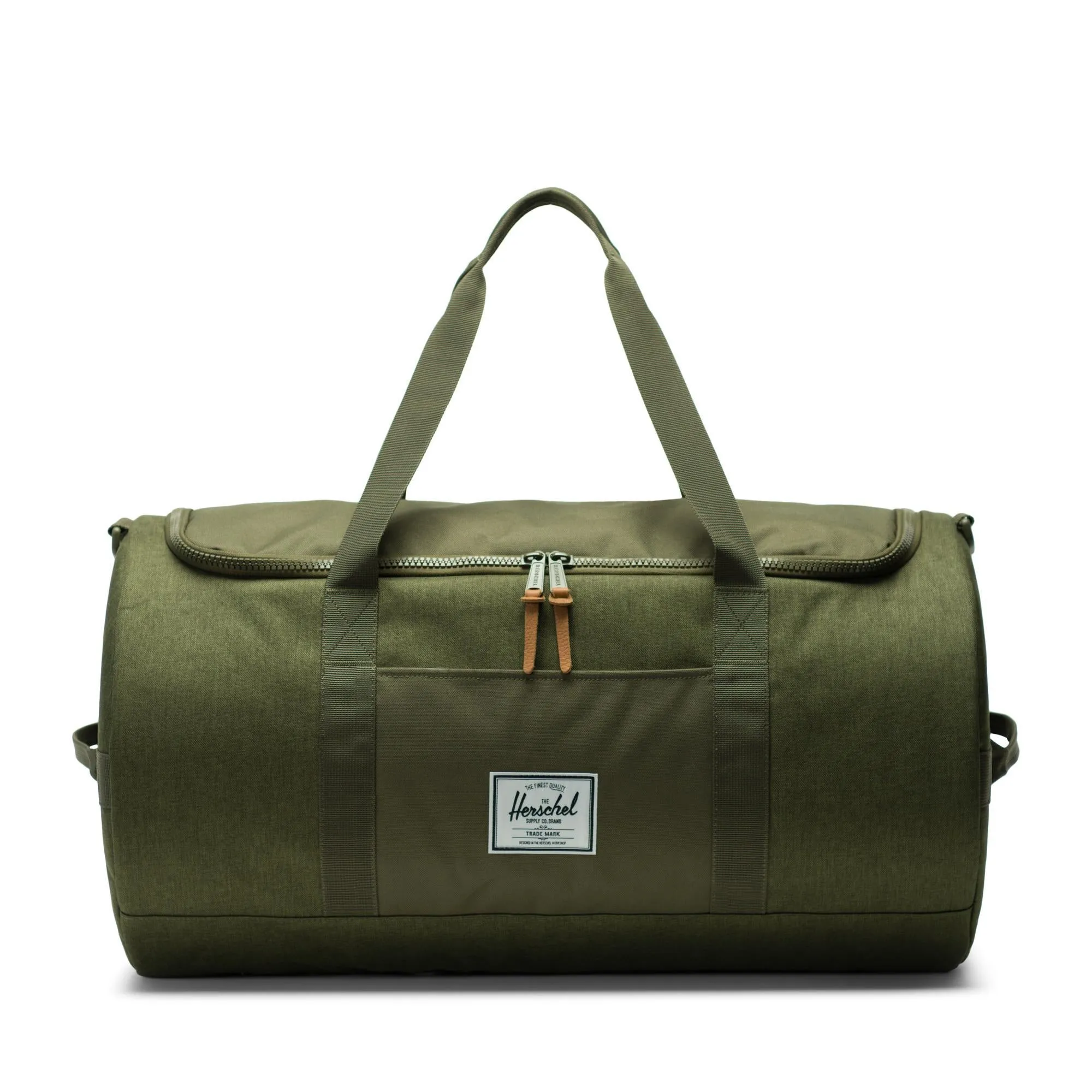 Herschel Sutton duffle - olive night crosshatch