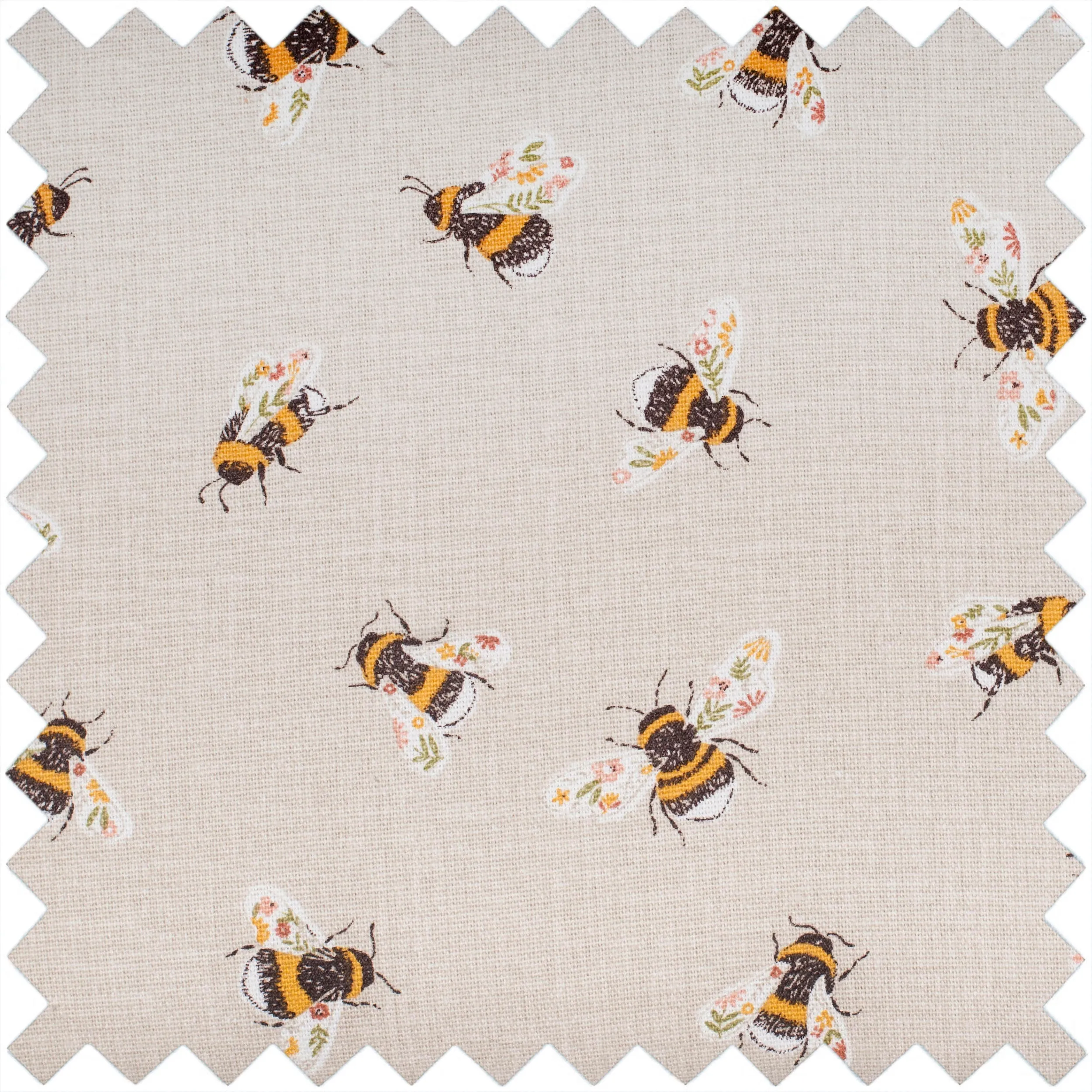 Hobby Gift: Knitting Bag: Bees: Item size: (d/w/h) 16 x 43 x 19cm.