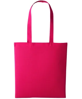 Hot Pink - Cotton shopper long handle