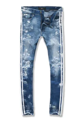 Jordan Craig-Omaha Striped Denim-Aged Wash-JR1011
