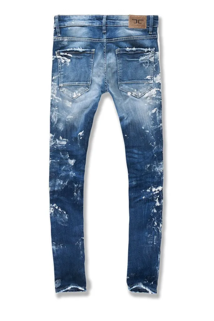 Jordan Craig-Omaha Striped Denim-Aged Wash-JR1011