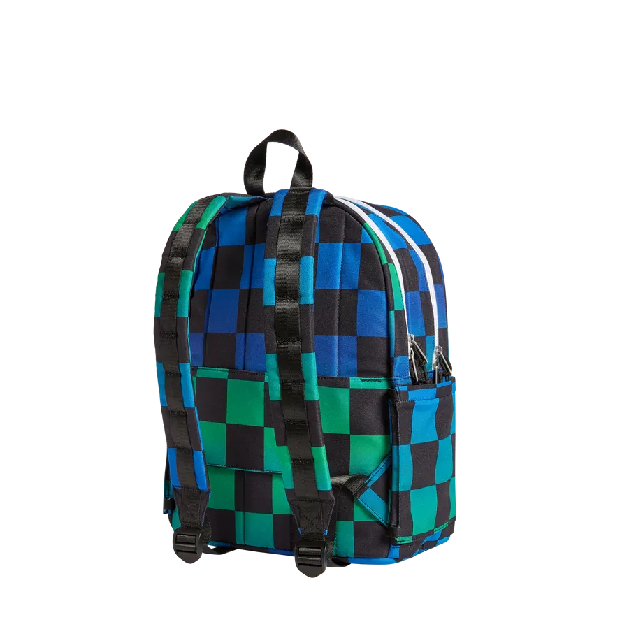 Kane Kids Double Pocket - Blue Checkerboard
