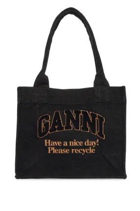 large denim easy shopper tote A6583 BLACK