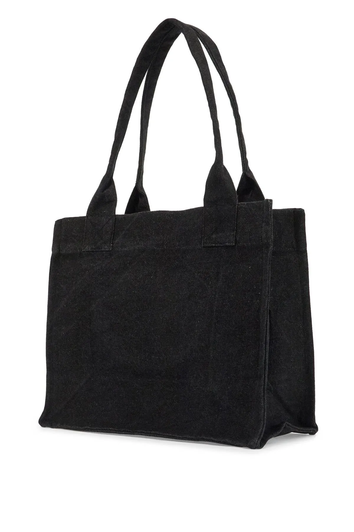 large denim easy shopper tote A6583 BLACK