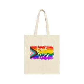Love Wins Canvas Tote