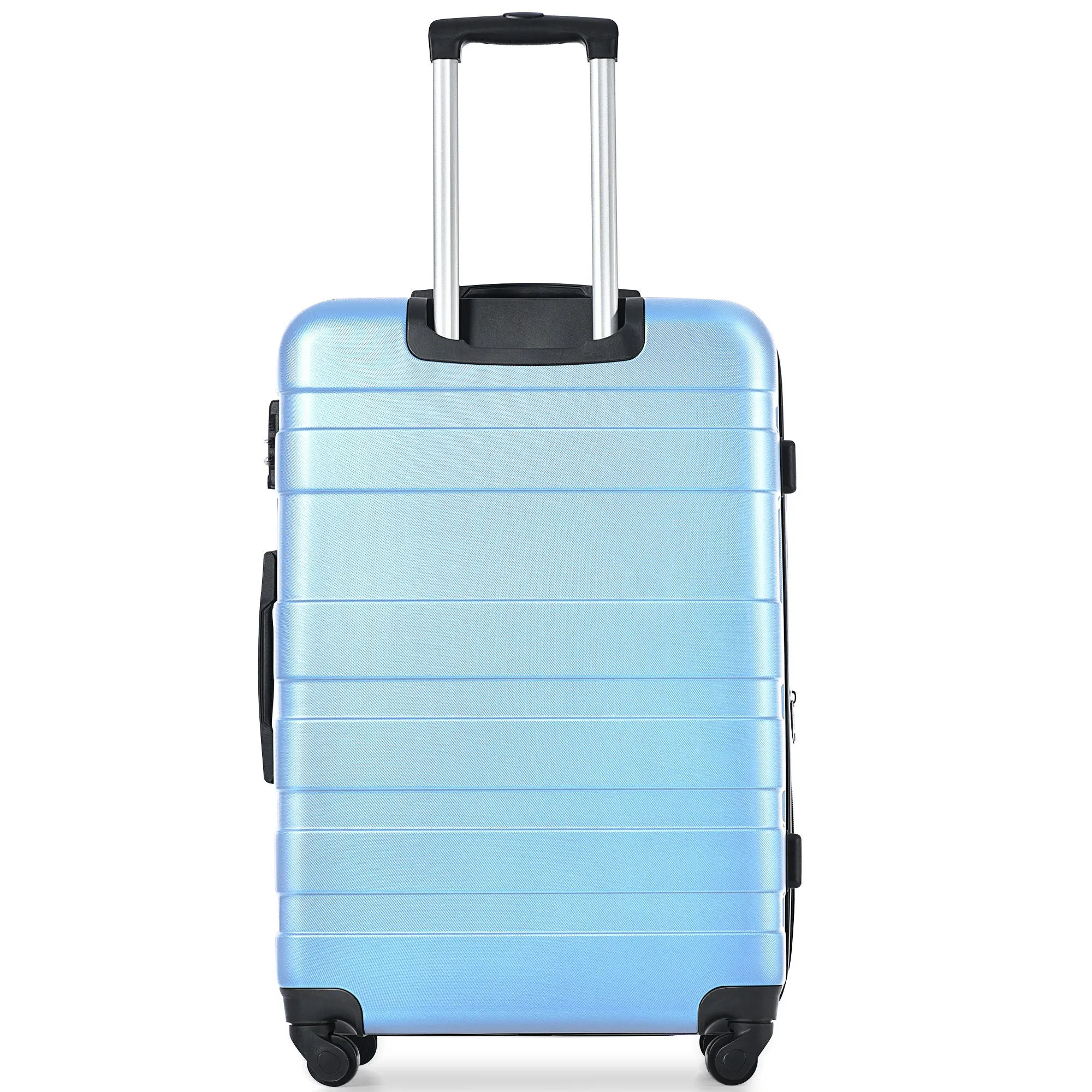 Luggage Sets New Model Expandable Abs Hardshell 3 Pieces Clearance Luggage Hardside Lightweight Durable Suitcase Sets Spinner Wheels Suitcase With Tsa Lock 20''24''28'' (Sky Blue)
