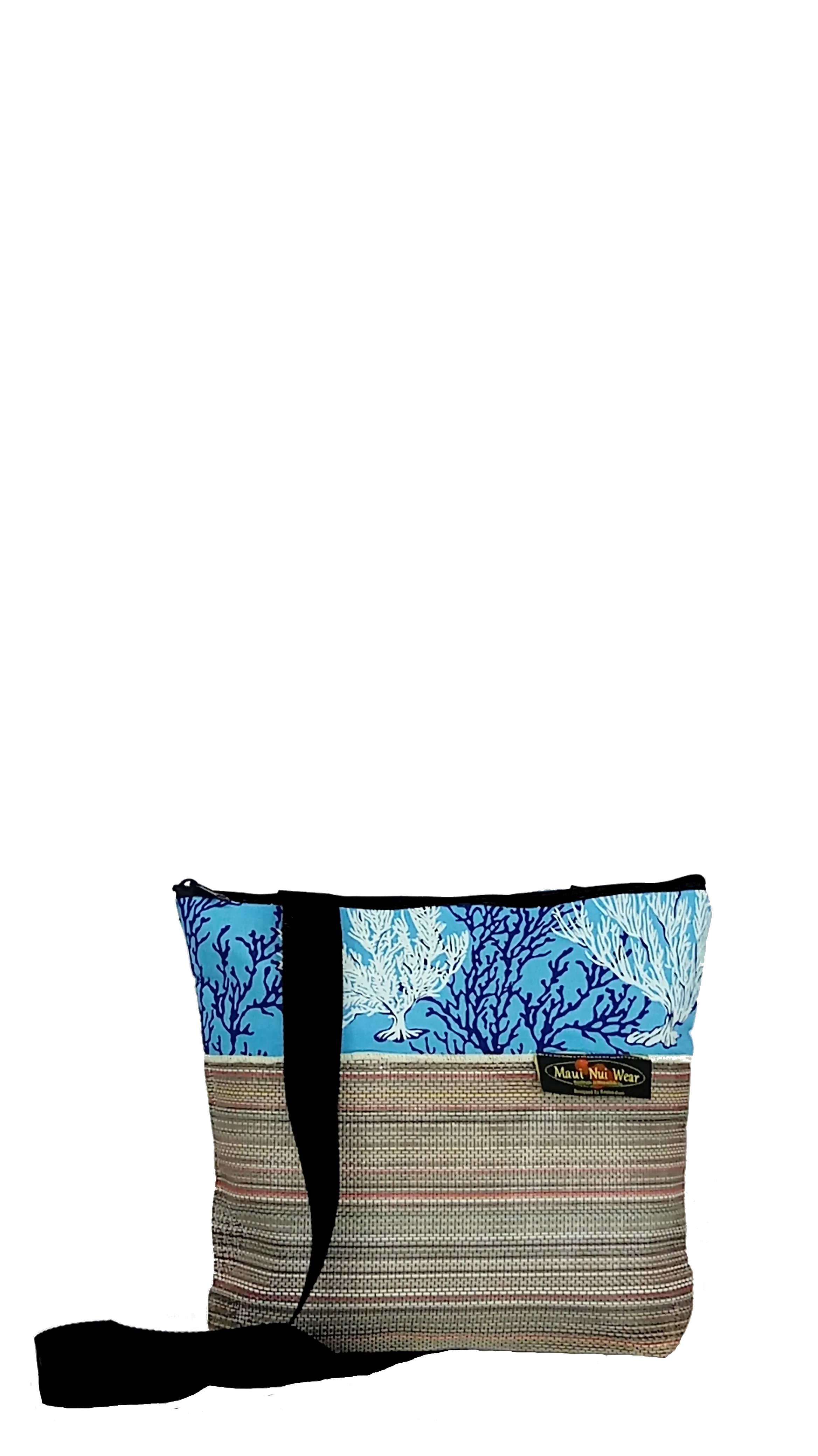 Med Mesh Tote Bag Coral Polu Long Strap