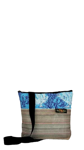 Med Mesh Tote Bag Coral Polu Long Strap