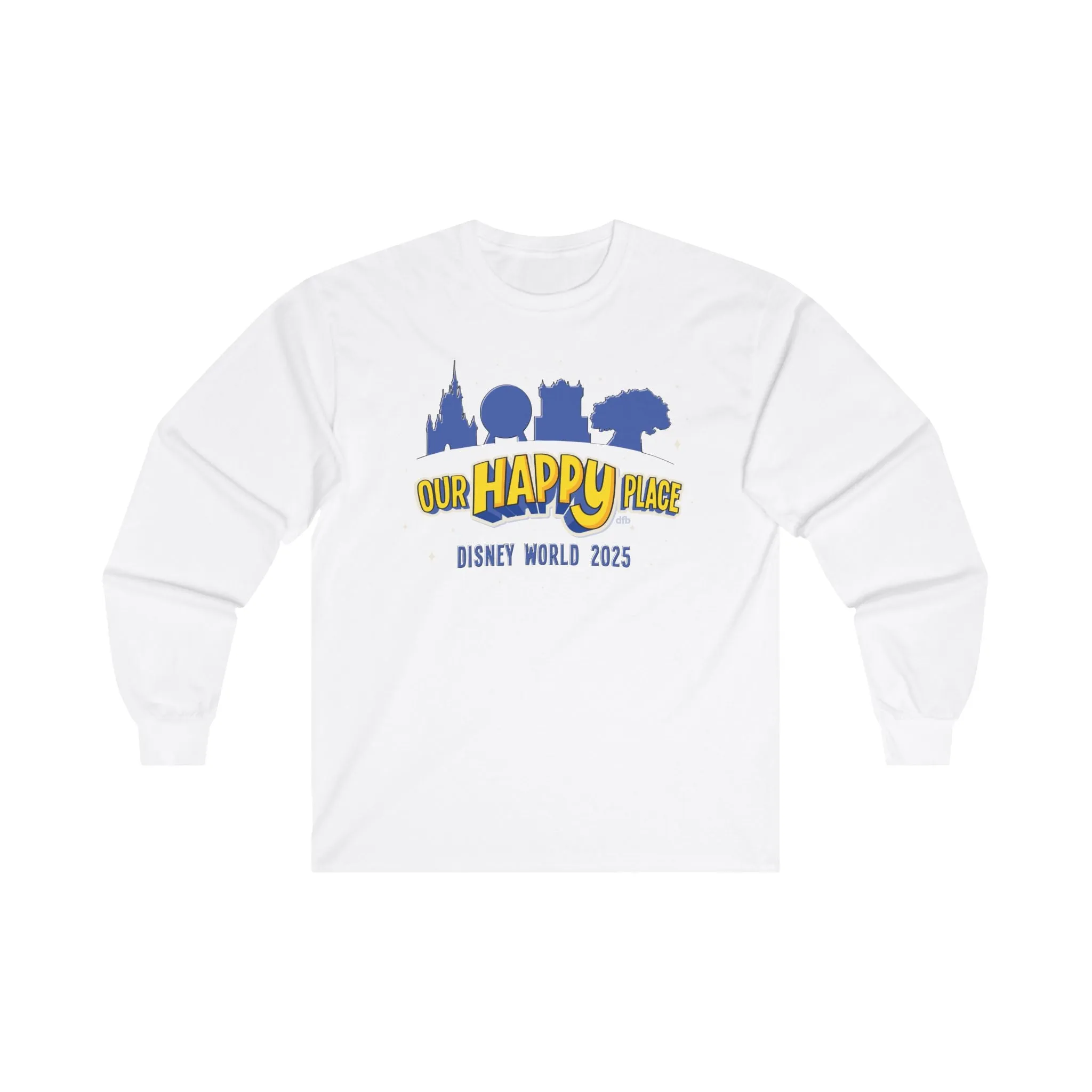 Our Happy Place 2025 - Family Matching Tee - Long Sleeve Tee