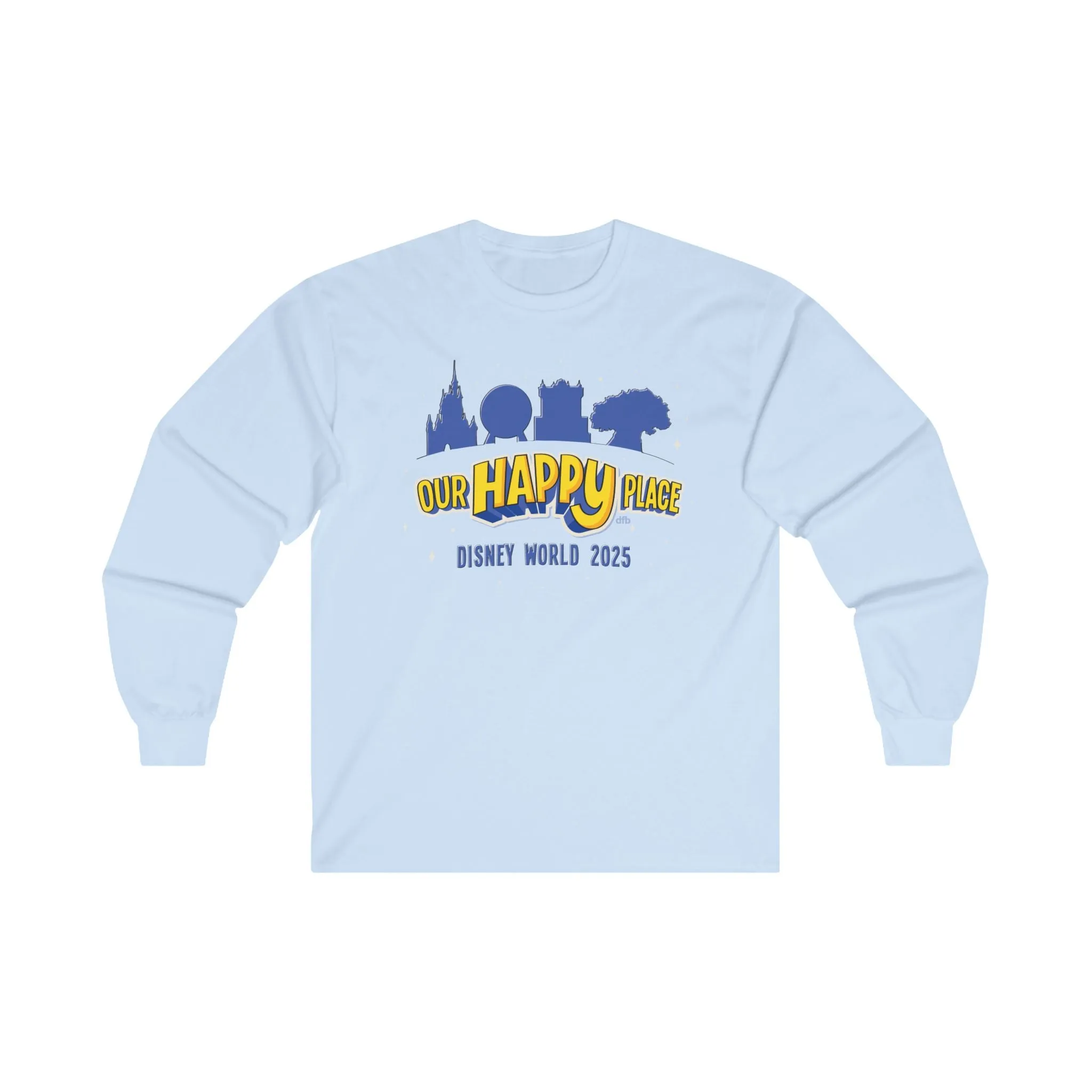 Our Happy Place 2025 - Family Matching Tee - Long Sleeve Tee